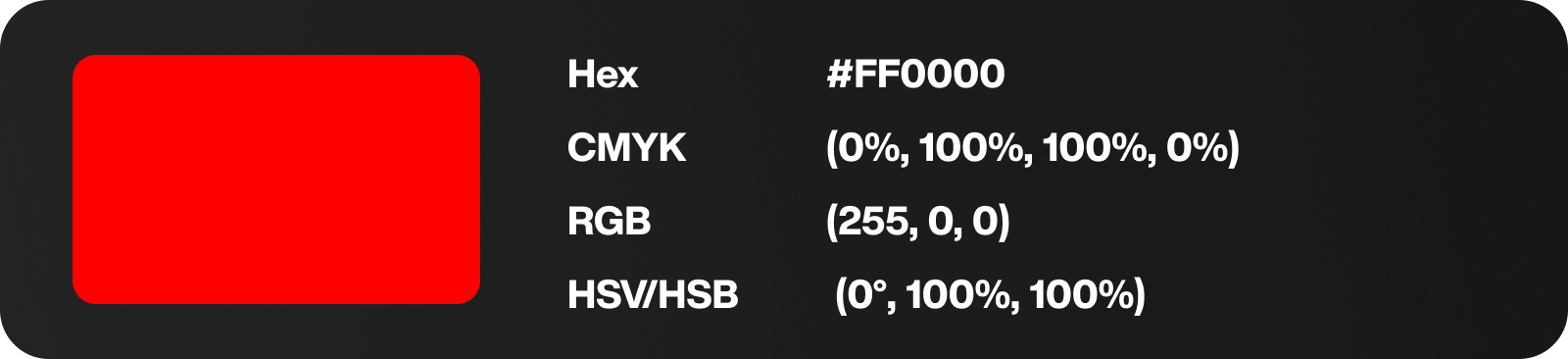 Red color psychology infographic showing associated emotions and meanings