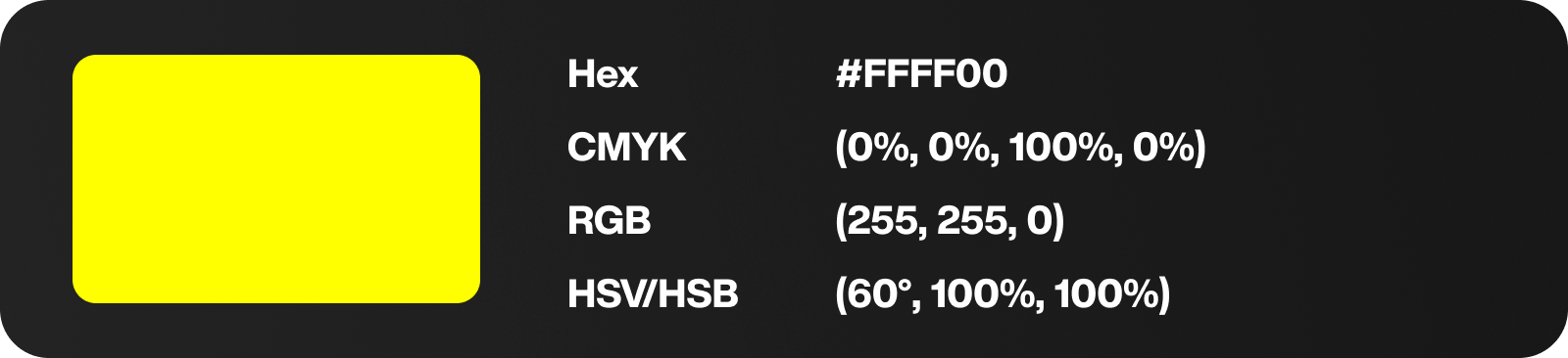 Yellow color psychology infographic showing associated emotions and meanings
