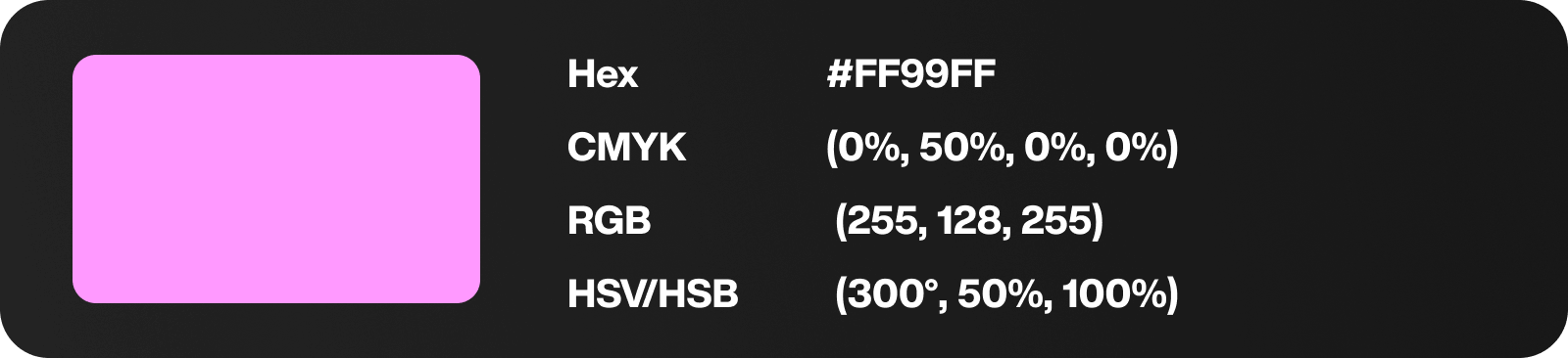 Pink color psychology infographic showing associated emotions and meanings