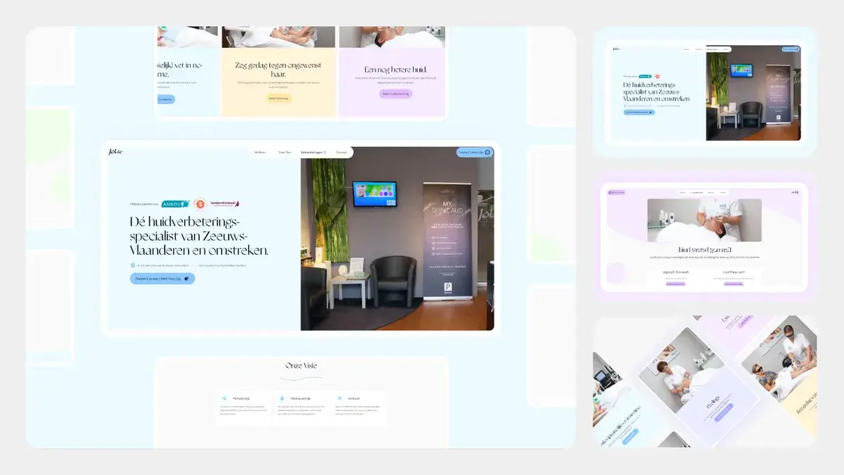 Jolie Skincare project screenshot
