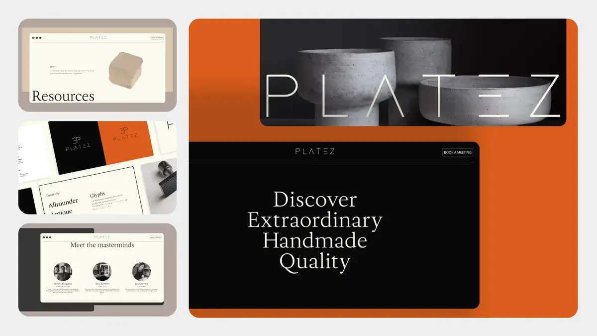 Platez Ceramics project screenshot