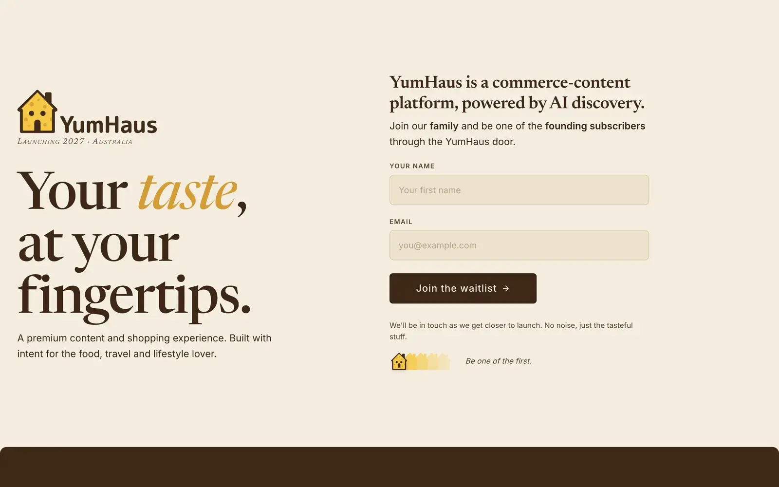 YumHaus project screenshot